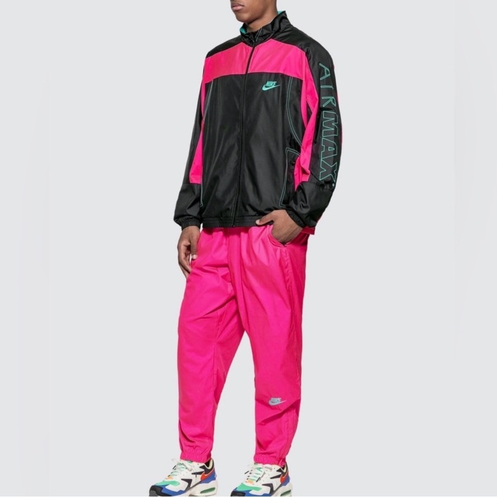 NIKE x ATMOS Men's Vintage Patchwork Track Jacket size Large - Picture 3 of 10